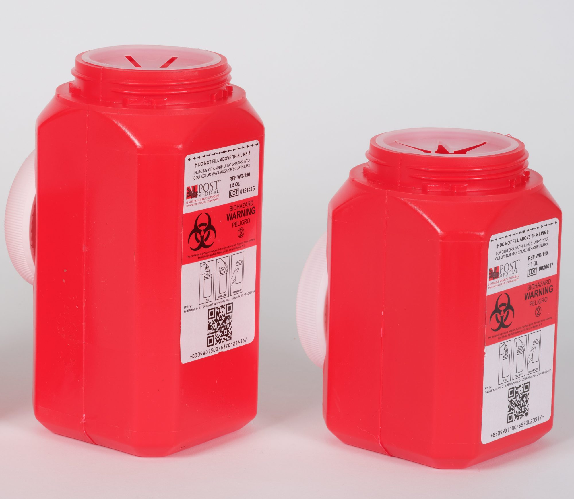 1 QT and 1.5 QT Sharps Container