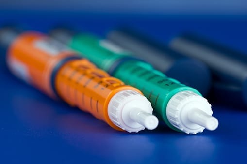 Pair of syringe pens